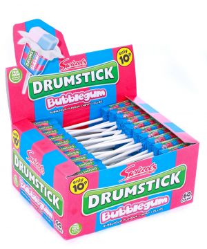 60 Bubble-gum flavour Chunky Drumstick lollies