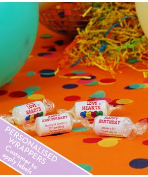 Personalised Love Hearts Birthday Party Sweets (Original)