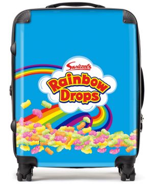 Large Suitcase - Rainbow Drops